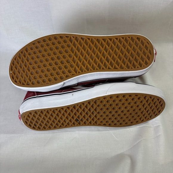 High Top Vans Skateboard Shoes - Maroon/Burgundy  - Size 10 - Picture 7 of 7